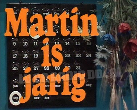 Martin is Jarig