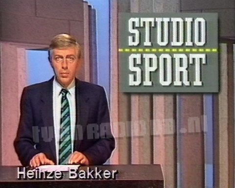 Studio Sport • presentatie • Heinze Bakker