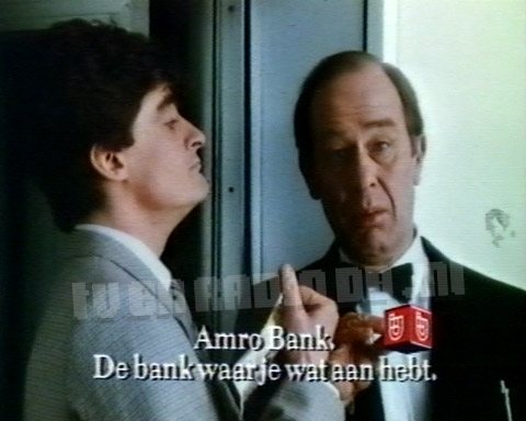 Amro Bank • John Kraaijkamp jr. • (Daar Trappen Wij Niet In) Meneer van Stoffelen • Pieter Lutz