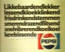 Pepsi • Woorden