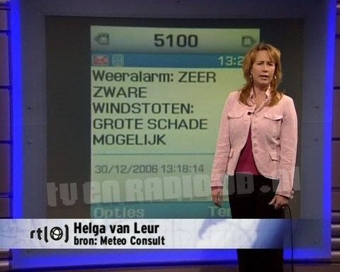 RTL Weer • presentatie • Helga van Leur
