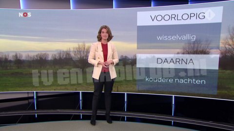 NOS Journaal • Weerbericht • presentatie • Willemijn Hoebert