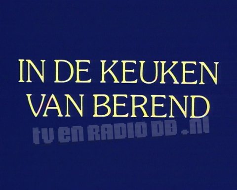In de Keuken van Berend