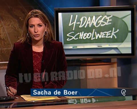 NOS Journaal • presentatie • Sacha de Boer