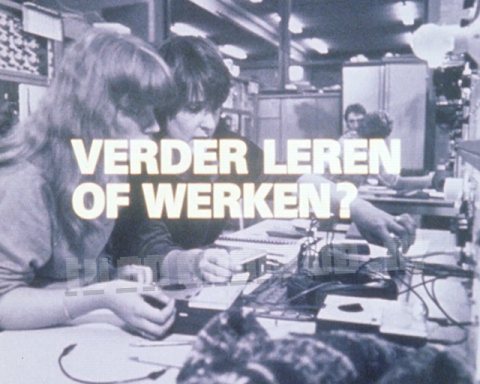Verder Leren... of Werken? Verder Leren... of Werken?