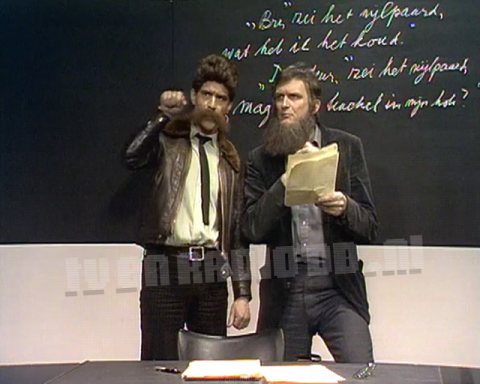 Schrijvers op School &bullet; Aanhalingstekens &bullet; gast &bullet; Kees van Kooten &bullet; Wim de Bie