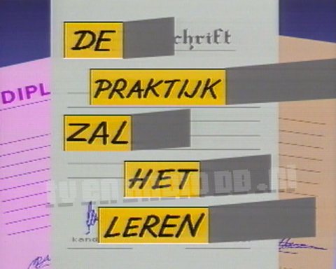 De Praktijk Zal het Leren